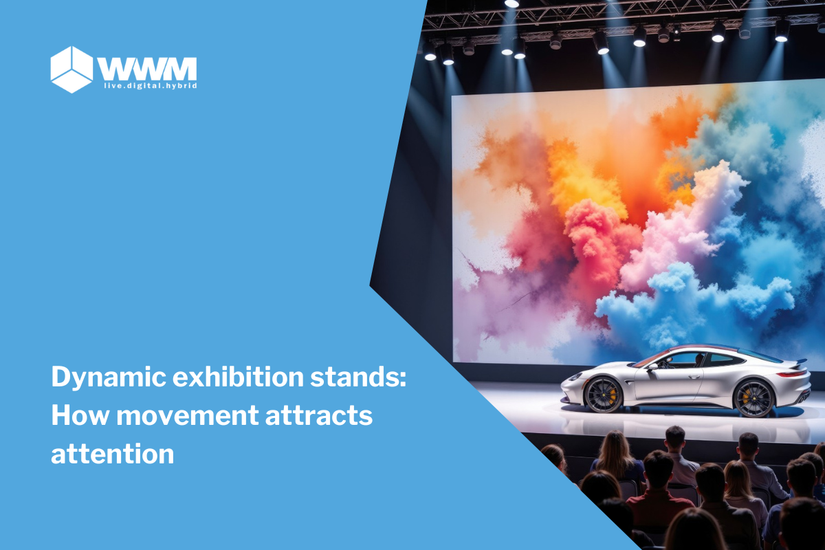 Dynamic exhibition stands: How movement attracts attention
