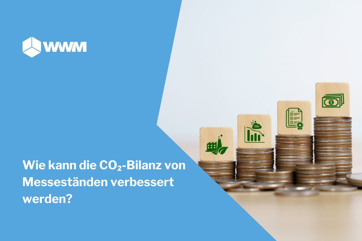 Wie kann die CO₂-Bilanz von Messeständen verbessert werden?