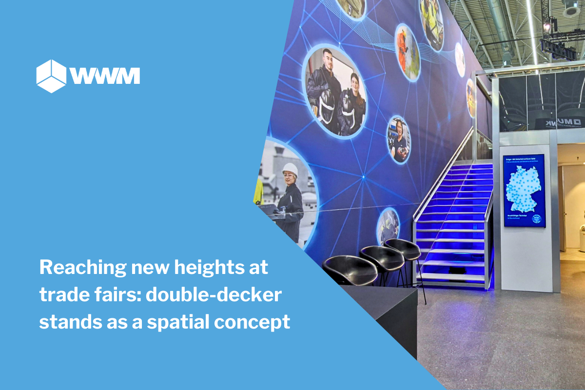 Reaching new heights at trade fairs: double-decker stands as a spatial concept
