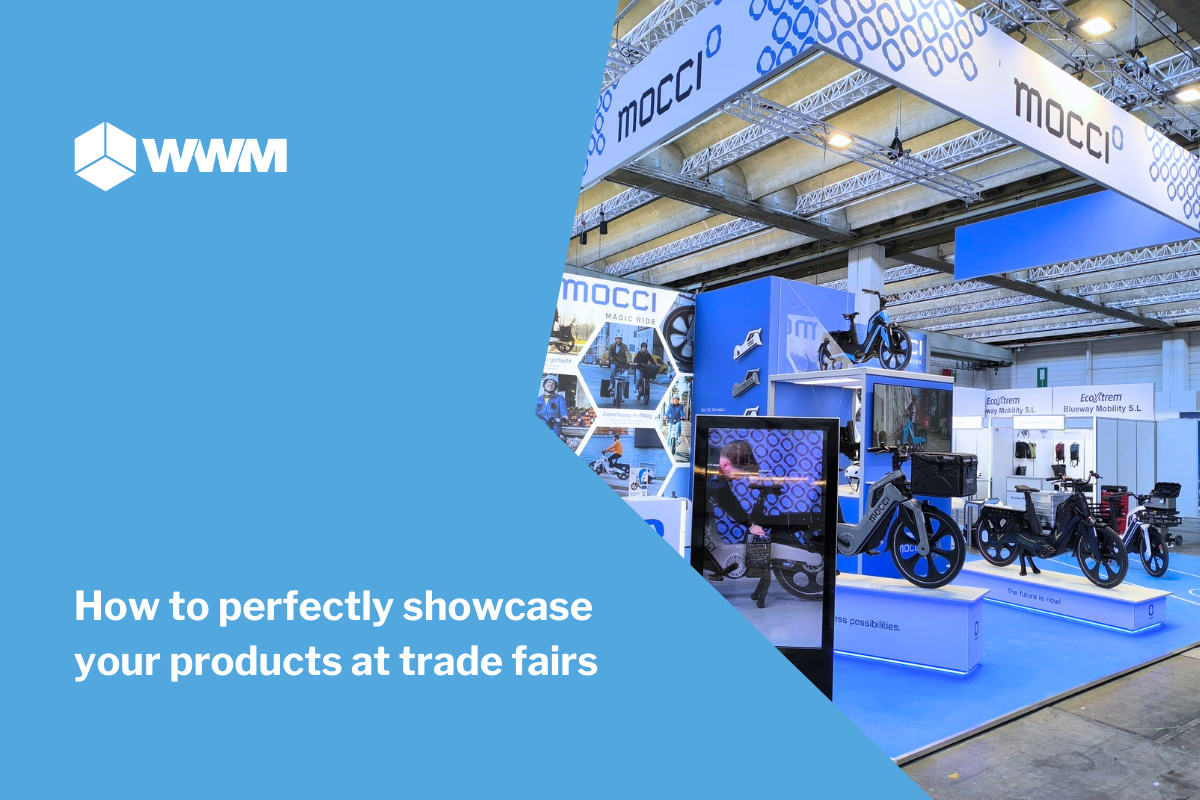 How to perfectly showcase your products at trade fairs