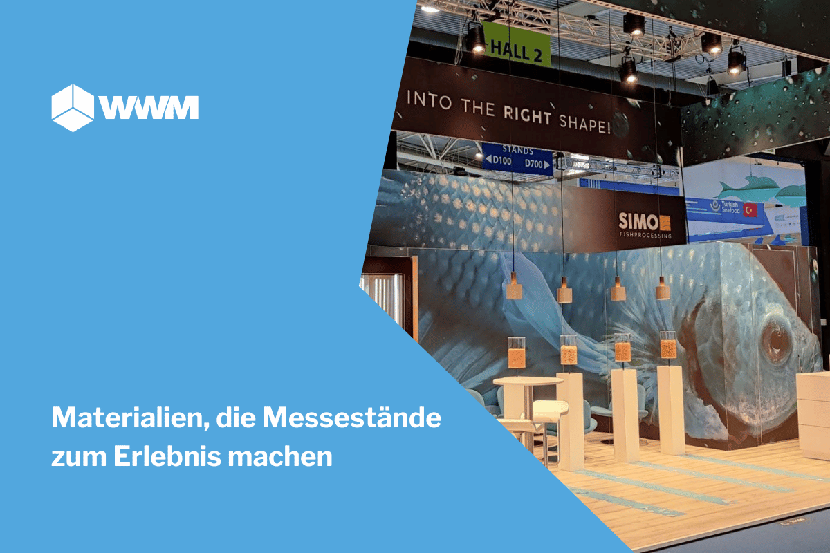Materialien, die Messestände zum Erlebnis machen
