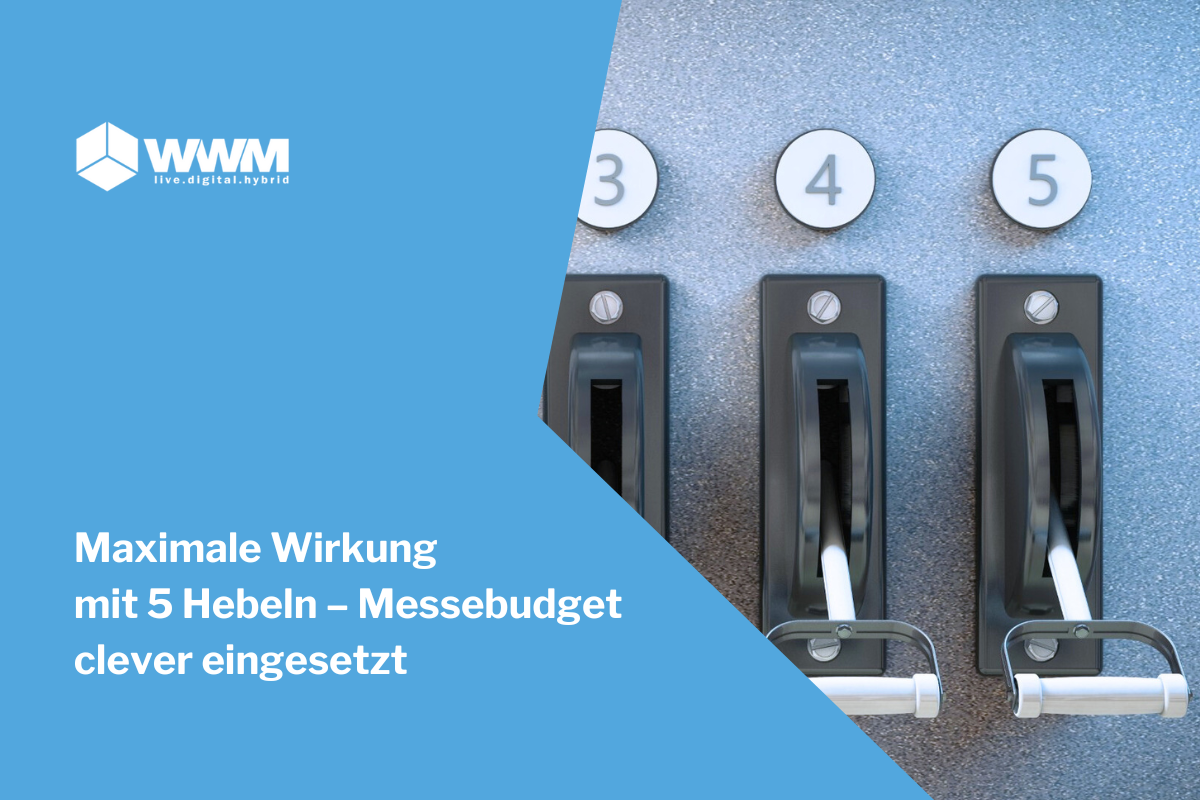 Maximale Wirkung mit 5 Hebeln – Messebudget clever eingesetzt