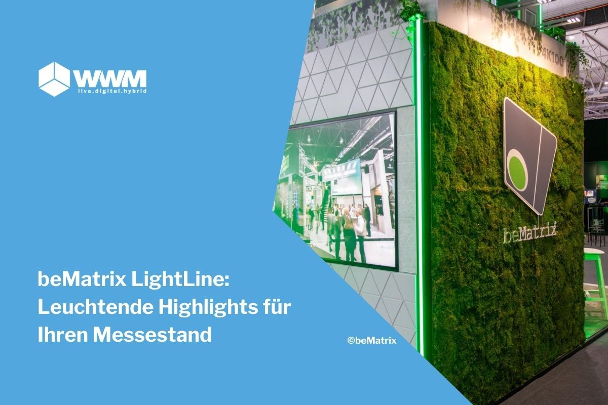 beMatrix LightLine: Leuchtende Highlights für Ihren Messestand