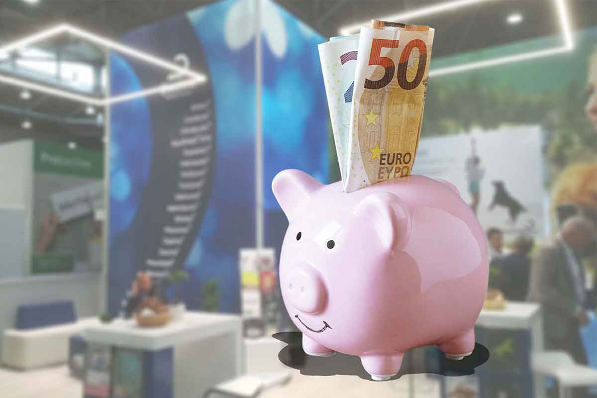 Save costs when planning trade fairs