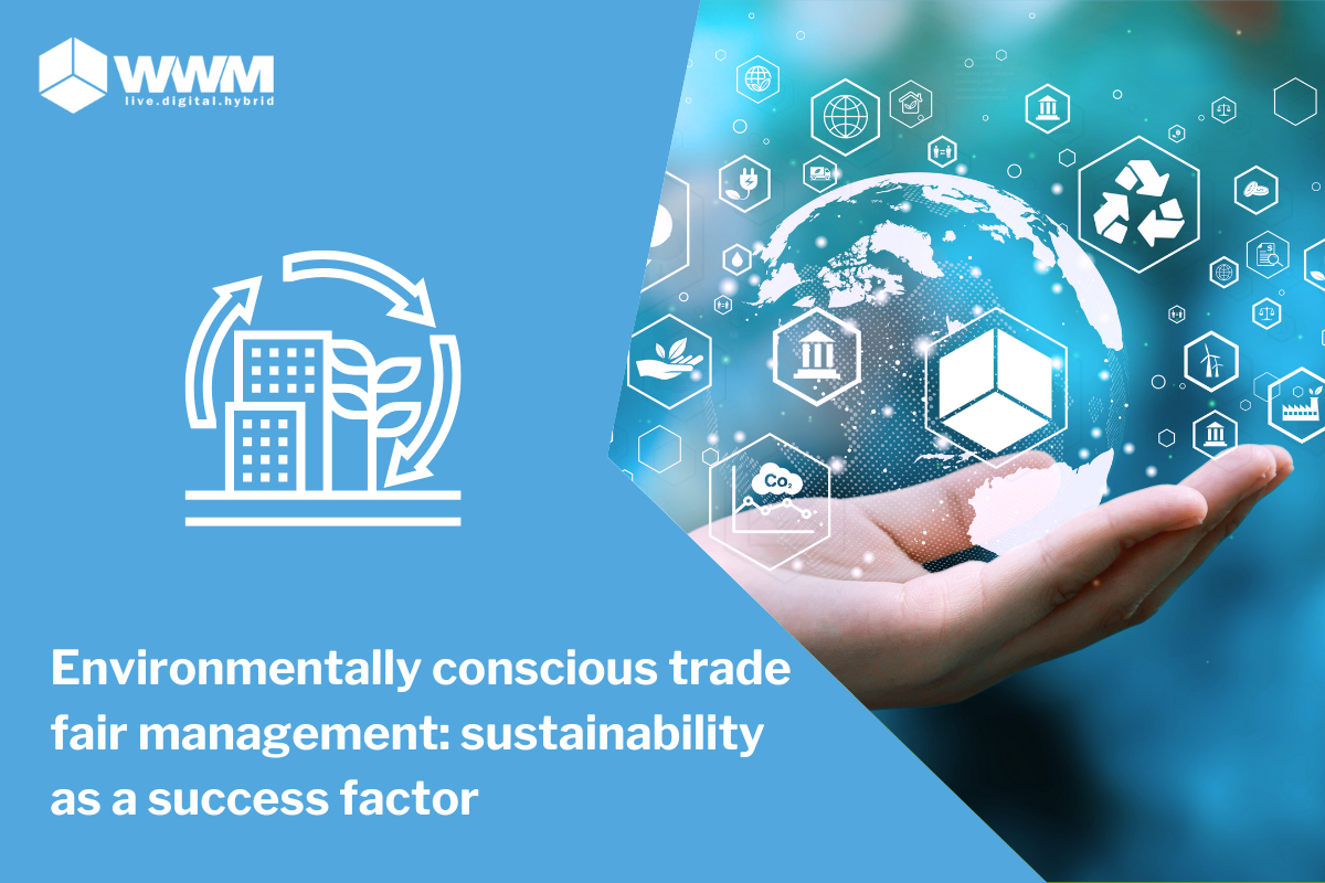Environmentally conscious trade fair management