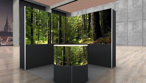 Digitaler Messestand