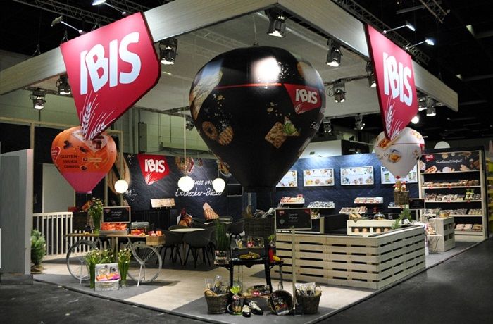 Exhibition stand of IBIS Bachwaren at ISM in cologne