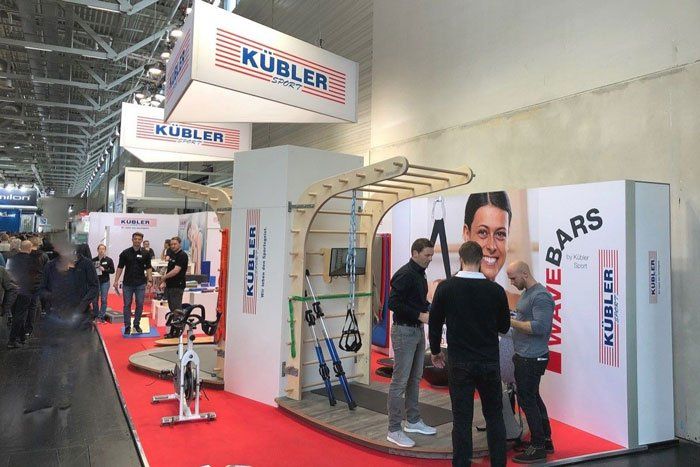 Exhibition stand for Kübler Sport at FIBO in cologne