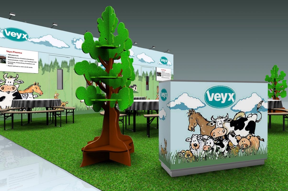 Virtuelle Messe - Beispiel von Veyx-Pharma GmbH