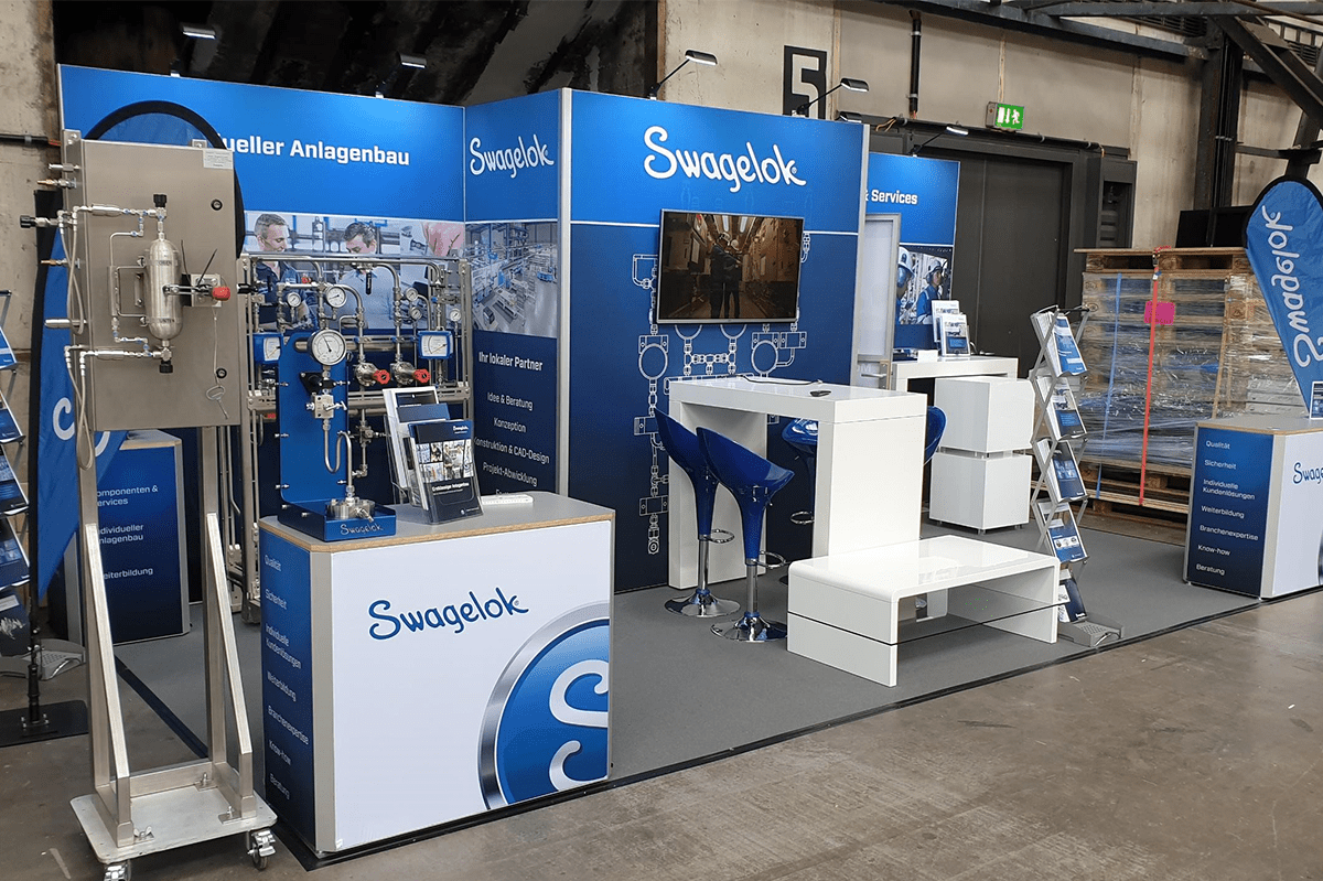 Modularer Messestand