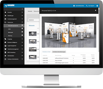 WWMcloud Veranstaltungs-Ressourcen-Management-Software